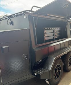 8x5 Trailer for Tools with Drawer – Black
