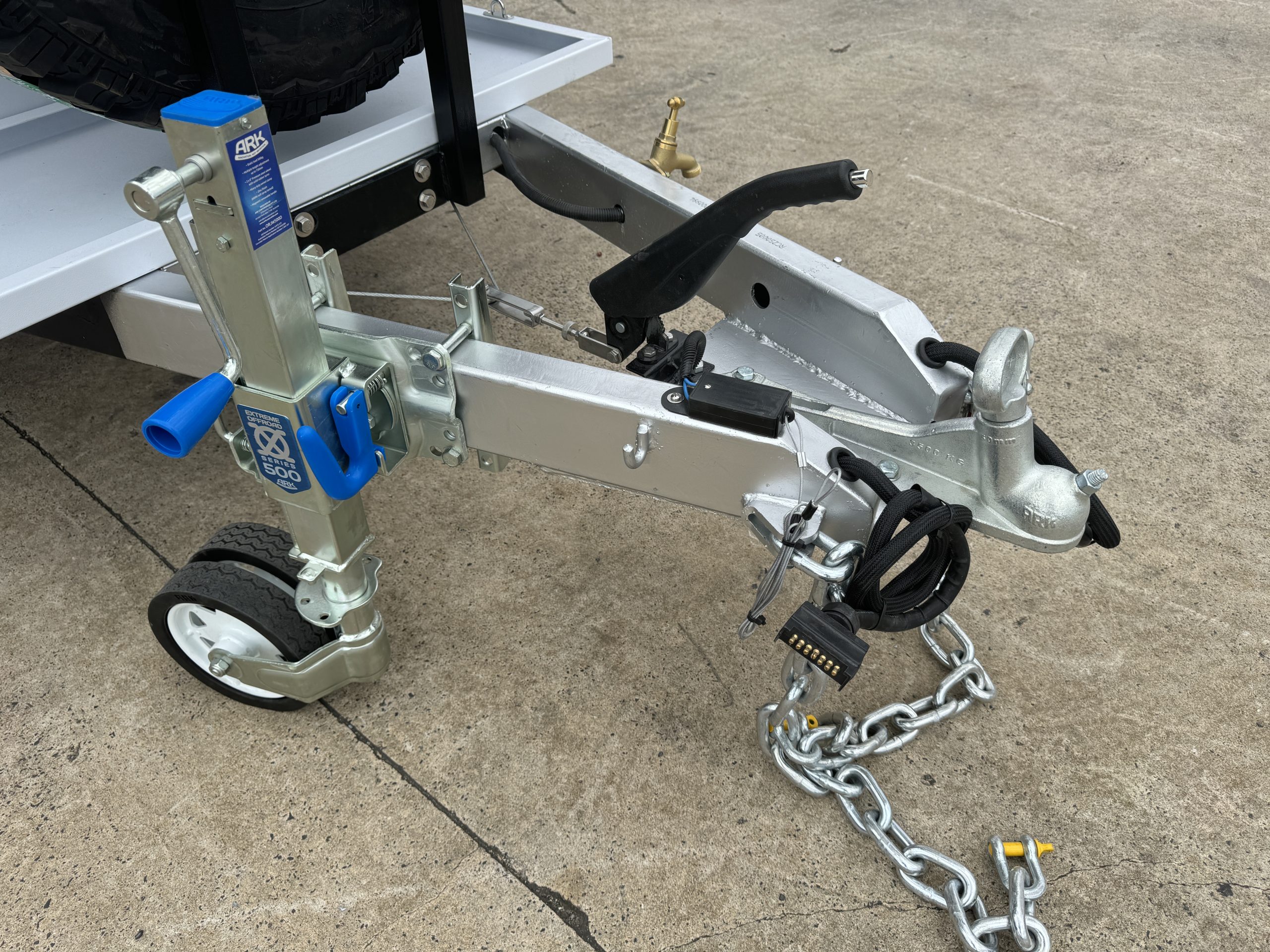 8x5 Carpentry Trailer – Matte White - Image 17