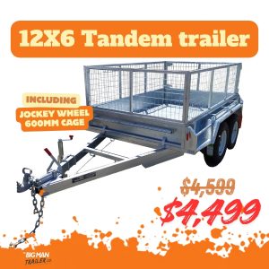 12x6 Tandem Trailer