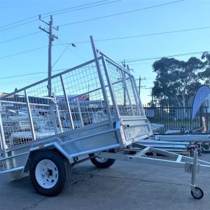 Dual Axle Galvanised Cage Trailer