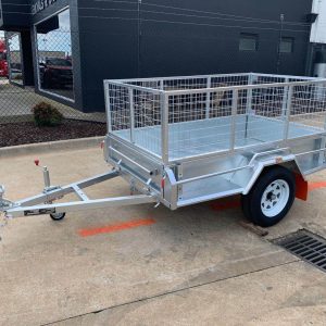 Galvanised Single Axle Box Trailer