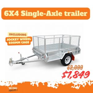 6x4 Cage Trailer