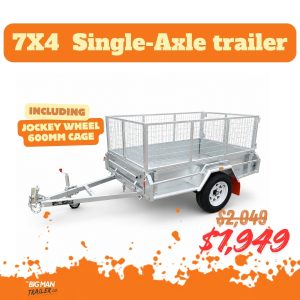 7x4 Cage Trailer