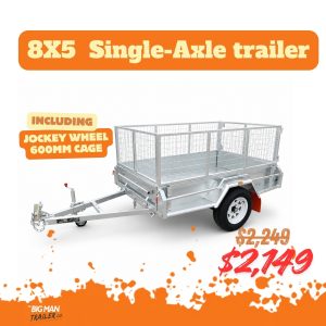 8x5 Cage Trailer