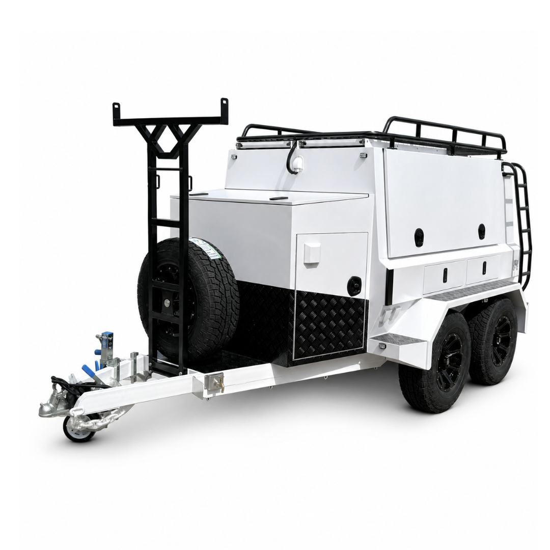 8x5 Builders Trailer – White
