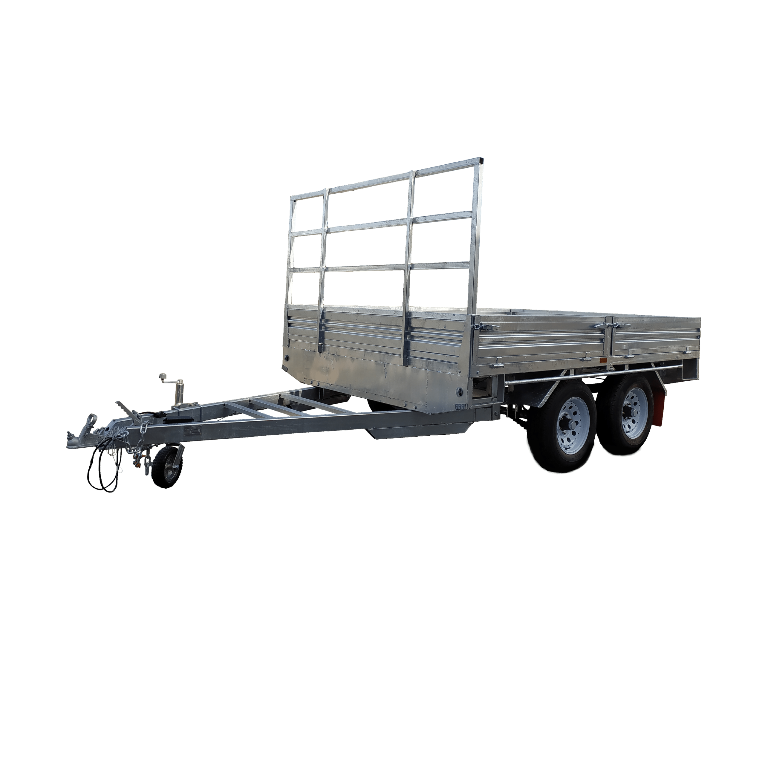 10x7 Tandem Axle Flat Top Trailer