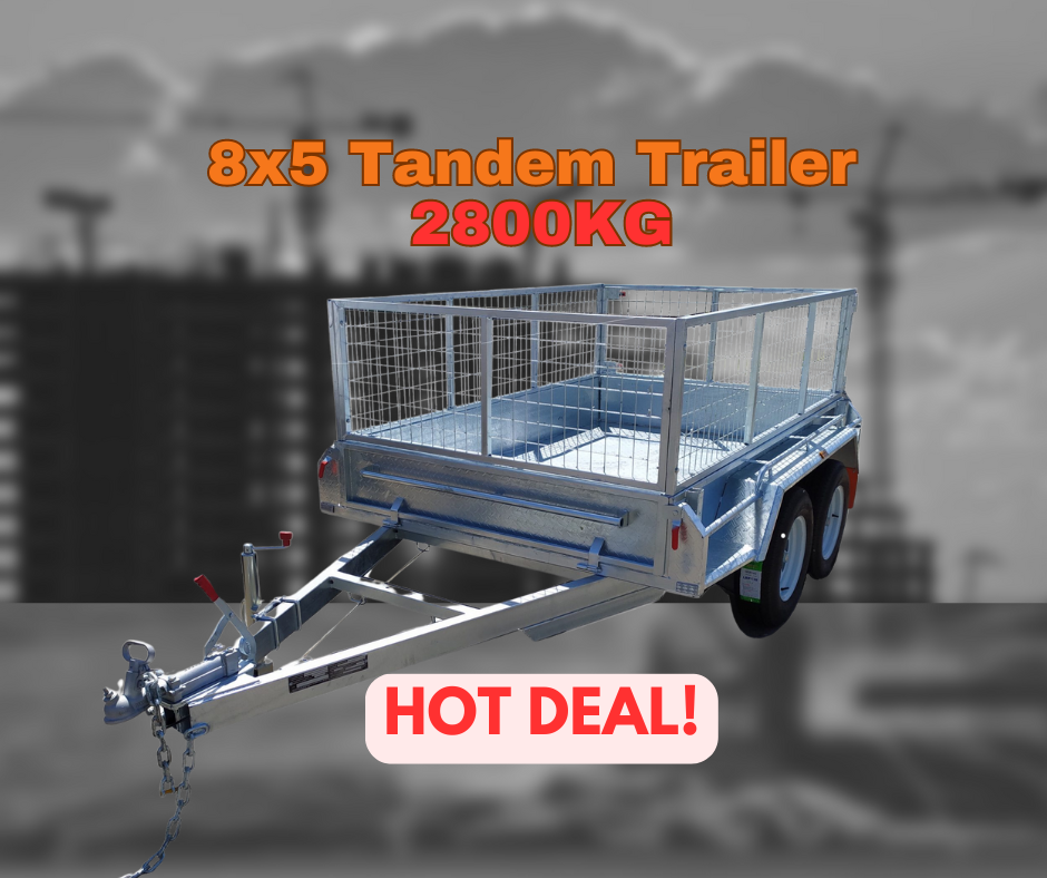 8x5 Tandem Electric Brake Trailer