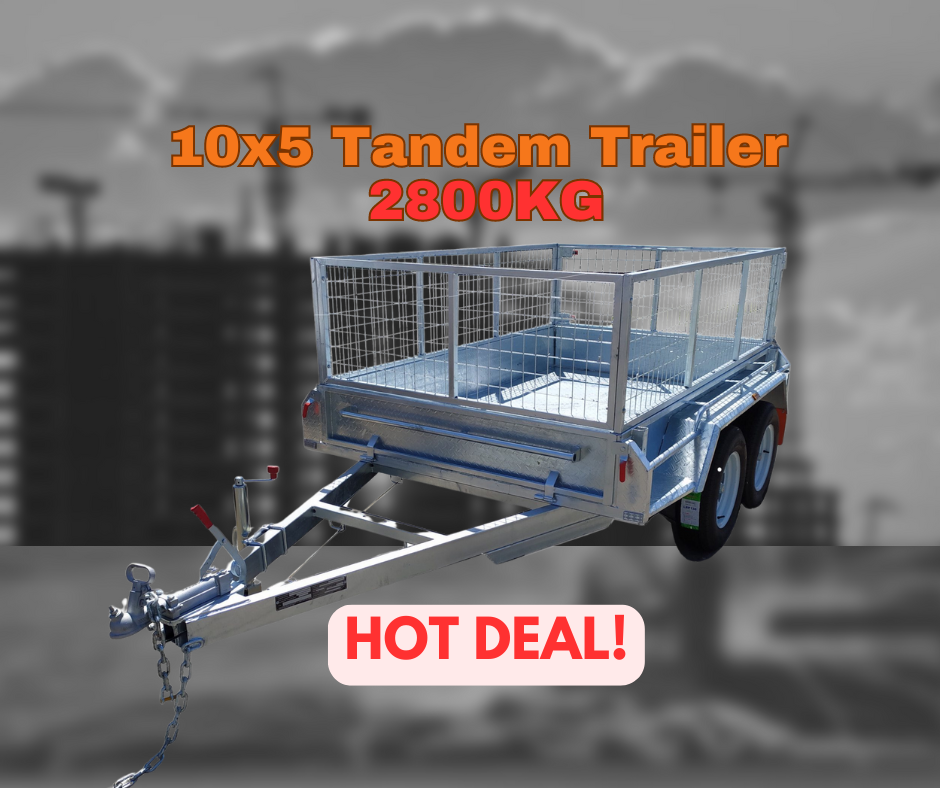 10x5 Tandem Trailer with Electric Brakes