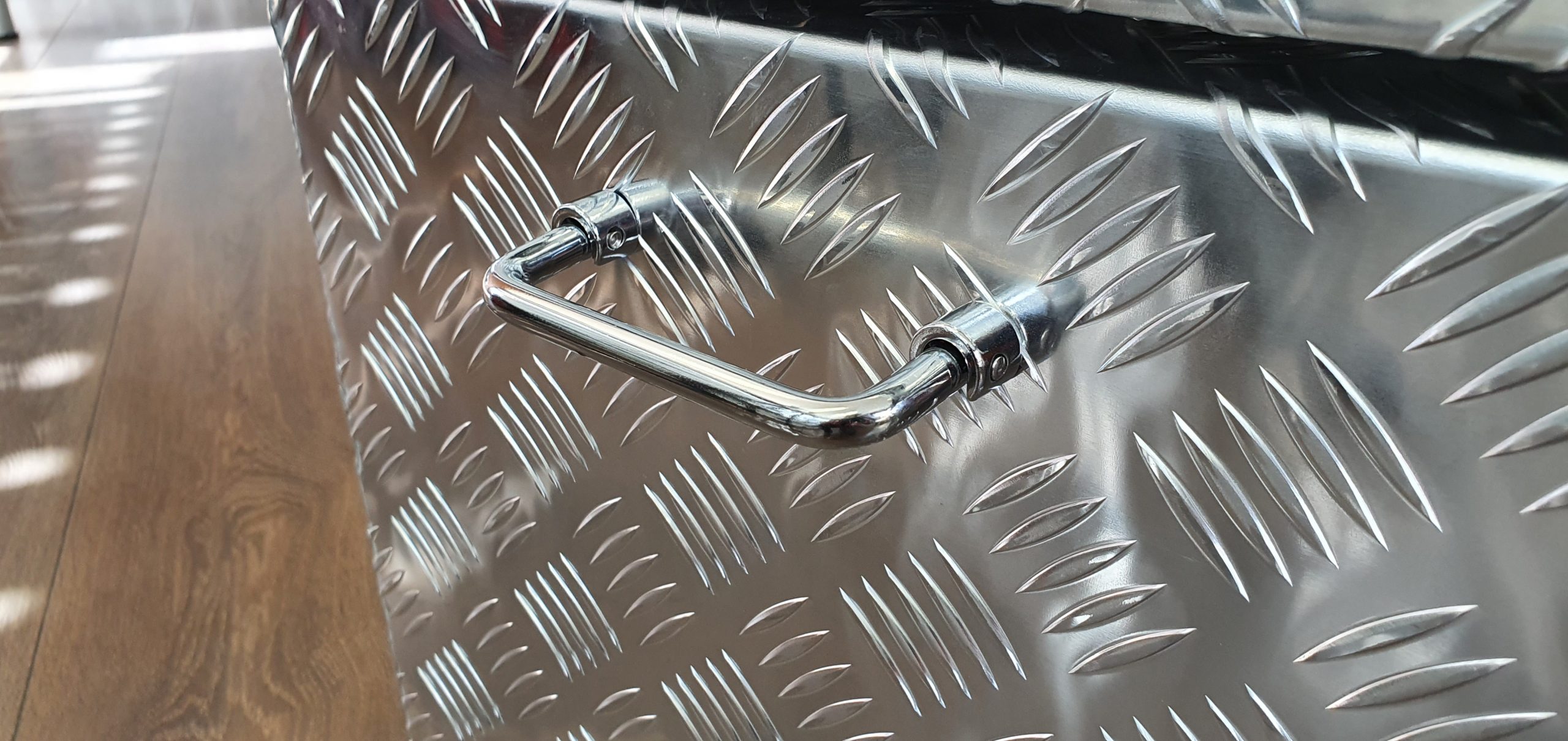 Handle of Box Trailer