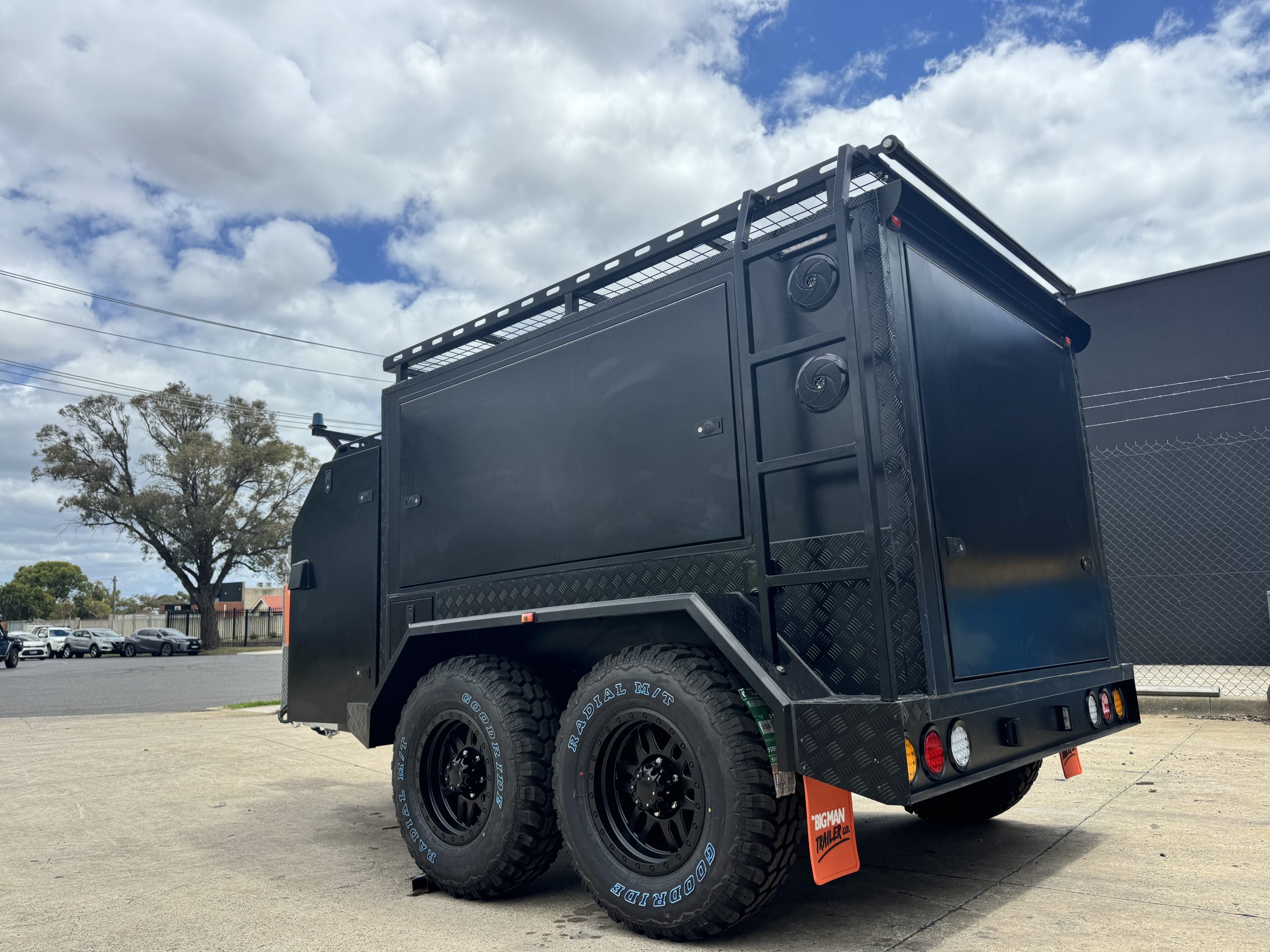 8x5 Tradesman Tool Trailer – Matte Black