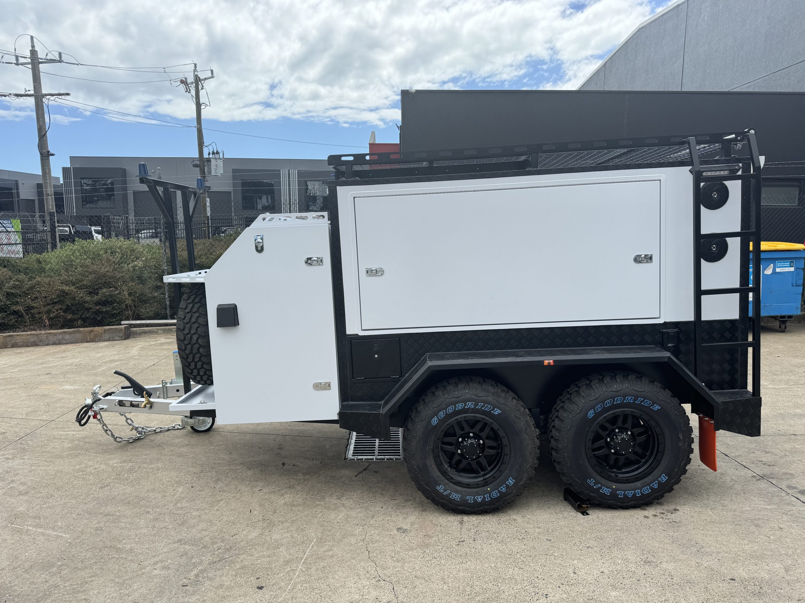 8x5 Carpentry Trailer – Matte White - Image 13