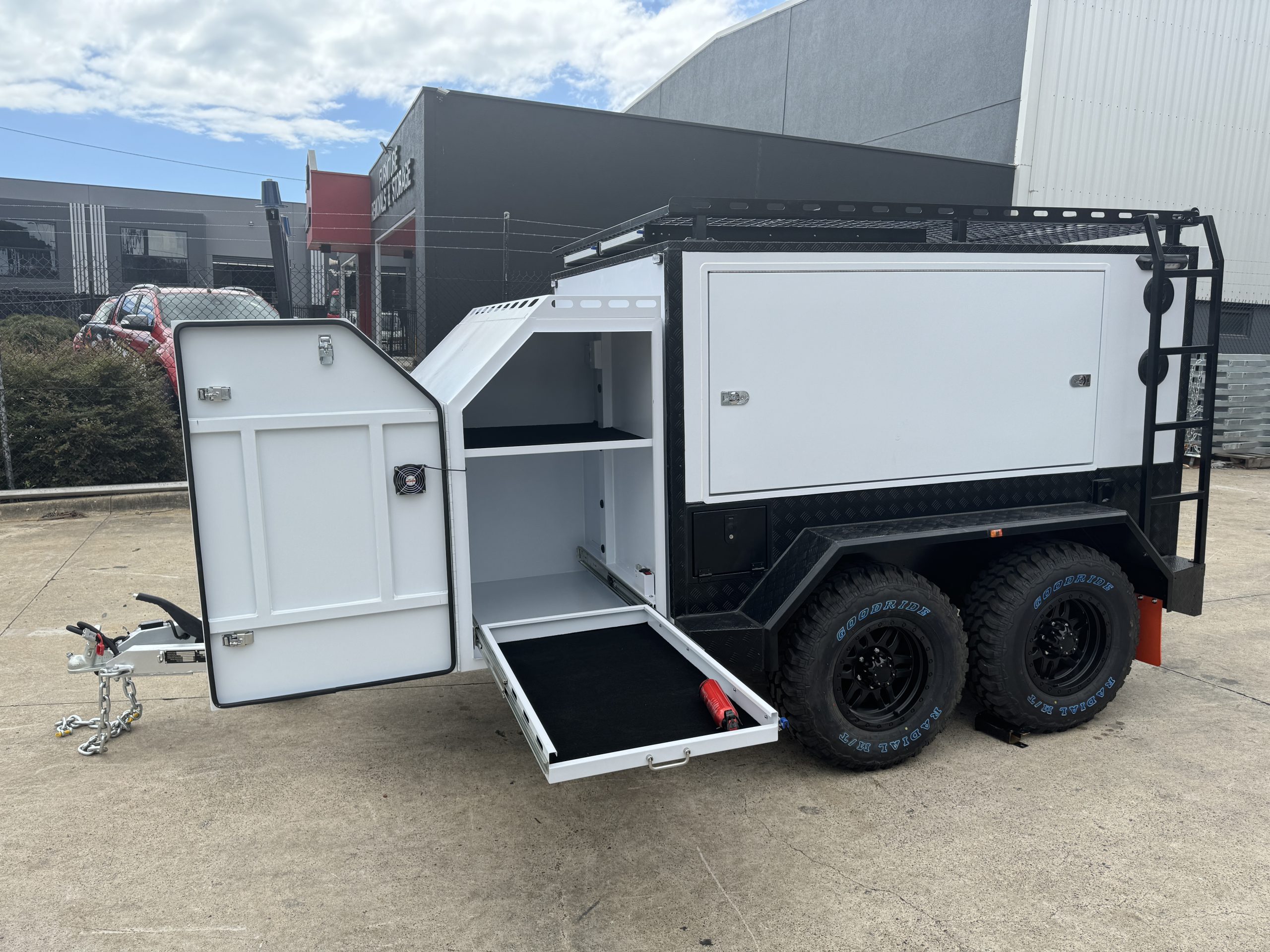 8x5 Carpentry Trailer – Matte White - Image 14