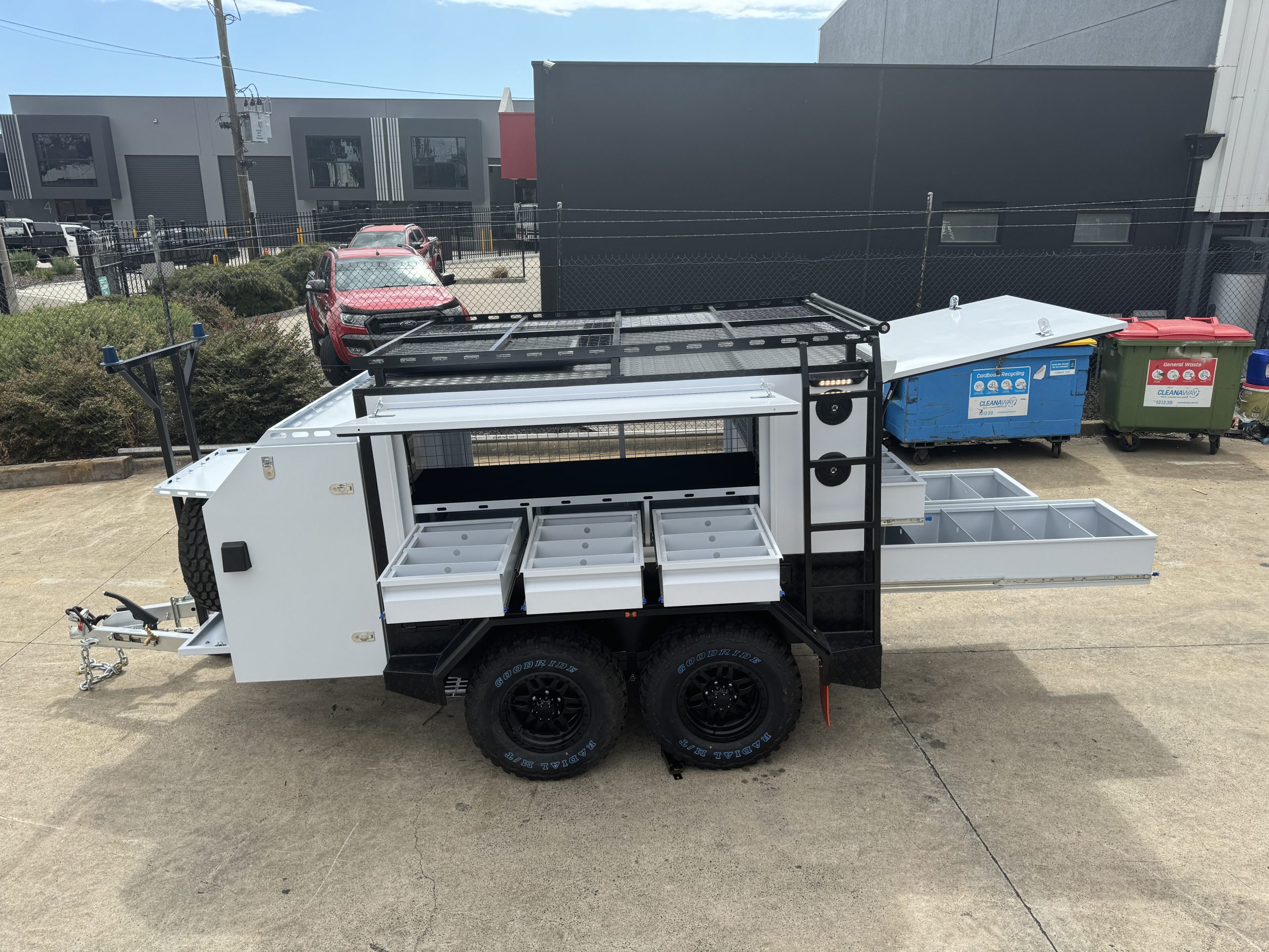 8x5 Carpentry Trailer – Matte White - Image 11