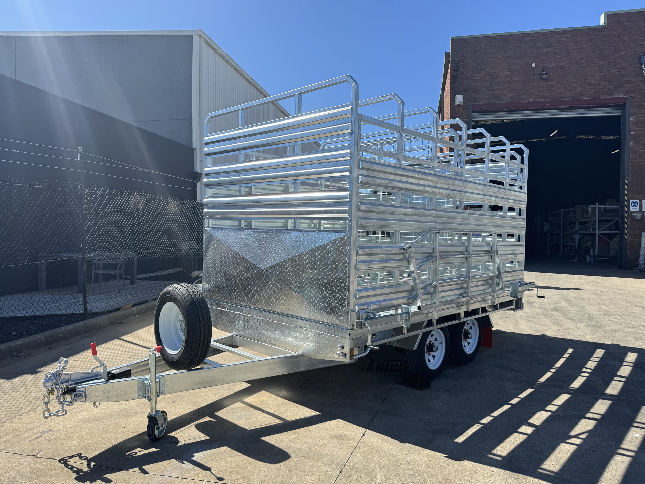 12x7 Cattle Crate Trailer