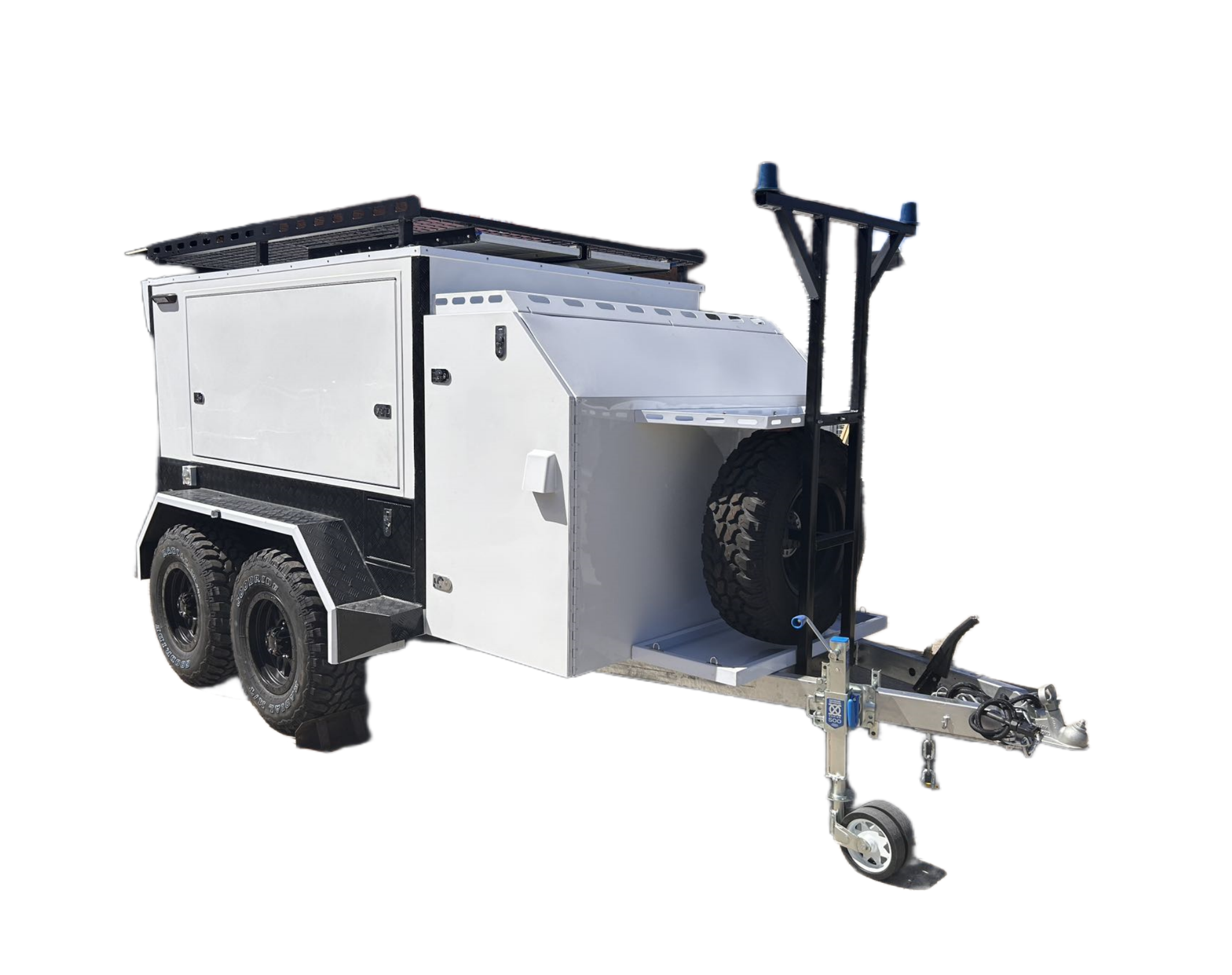 8x5 Carpentry Trailer – Matte White